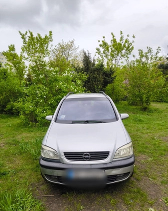 Opel Zafira cena 9000 przebieg: 232629, rok produkcji 2002 z Warszawa małe 301